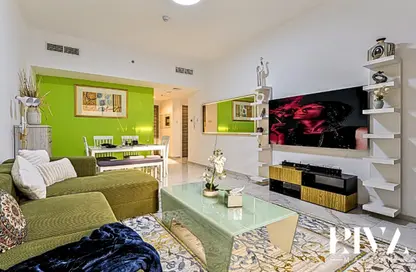 شقة - غرفة نوم - 2 حمامات للايجار في جولدن دريم برج 1 - منطقة 18 - قرية جميرا الدائرية - دبي