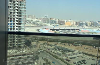 Apartment - Studio - 1 for rent in Blue Waves Tower - Dubai Land Residence Complex - Dubai