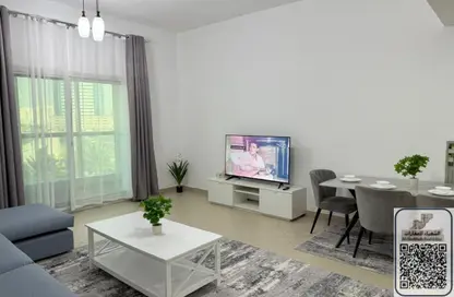 Apartment - 2 Bedrooms - 3 Bathrooms for rent in Nuaimia One Tower - Al Nuaimiya - Ajman