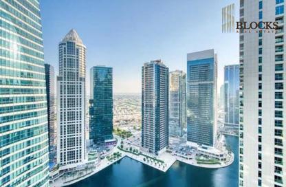 Apartment - 1 Bedroom - 2 Bathrooms for rent in Jumeirah Bay X1 - Jumeirah Bay Towers - JLT Cluster X - Jumeirah Lake Towers - Dubai