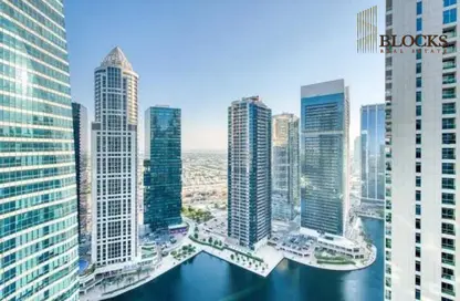 Apartment - 1 Bedroom - 2 Bathrooms for rent in Jumeirah Bay X1 - JLT Cluster X - Jumeirah Lake Towers - Dubai