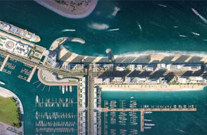Apartment - 1 Bedroom - 1 Bathroom for sale in Seapoint Tower 2 - Seapoint - Emaar Beachfront - Dubai Harbour - Dubai