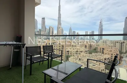 شقة - 2 غرف نوم - 3 حمامات للايجار في بلفيو برج 1 - أبراج بلفيو - وسط مدينة دبي - دبي