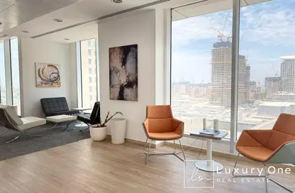 Office Space - Studio - 1 Bathroom for rent in Al Habtoor Business Tower - Dubai Marina - Dubai