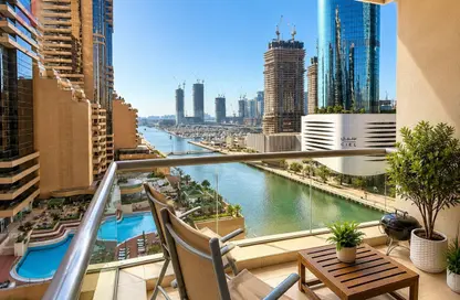 Apartment - 2 Bedrooms - 3 Bathrooms for rent in Iris Blue - Dubai Marina - Dubai