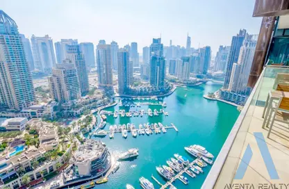 شقة - غرفة نوم - 2 حمامات للايجار في بوابة المارينا 2 - مارينا جيت - دبي مارينا - دبي