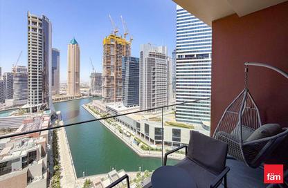 Apartment - Studio - 1 Bathroom for rent in Peninsula One - Peninsula - Business Bay - Dubai