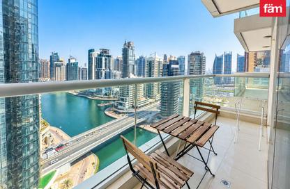 Apartment - 1 - 2 for rent in Continental Tower - Dubai Marina - Dubai