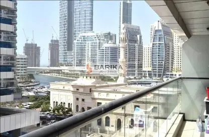شقة - غرفة نوم - 2 حمامات للايجار في برج إسكان - دبي مارينا - دبي