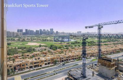 Apartment - 1 Bedroom - 2 Bathrooms for rent in Frankfurt Sports Tower - Dubai Sports City - Dubai