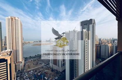 Apartment - 2 Bedrooms - 3 Bathrooms for rent in Manazil Tower 5 - Al Taawun Street - Al Taawun - Sharjah