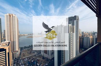 شقة - 2 غرف نوم - 3 حمامات للايجار في برج منازل 5 - شارع التعاون - التعاون - الشارقة شقة - 2 غرف نوم - 3 حمامات للايجار في برج منازل 5 - شارع التعاون - التعاون - الشارقة