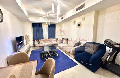 Apartment - 1 Bedroom - 2 Bathrooms for rent in Beach Tower 2 - Al Khan Lagoon - Al Khan - Sharjah