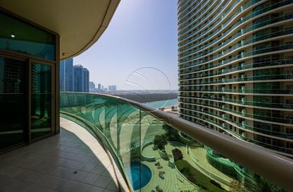 Apartment - 3 Bedrooms - 4 Bathrooms for rent in Beach Towers - Shams Abu Dhabi - Al Reem Island - Abu Dhabi