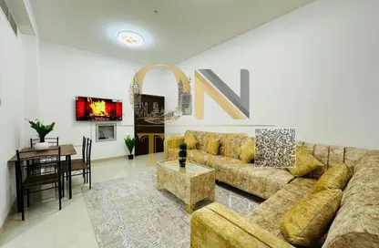 شقة - غرفة نوم - 2 حمامات للايجار في برج النعيمية 1 - أبراج النعيمية - النعيمية - عجمان