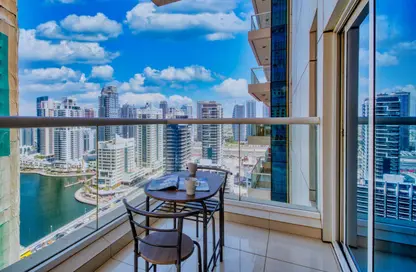 Apartment - 1 Bedroom - 2 Bathrooms for rent in Continental Tower - Dubai Marina - Dubai