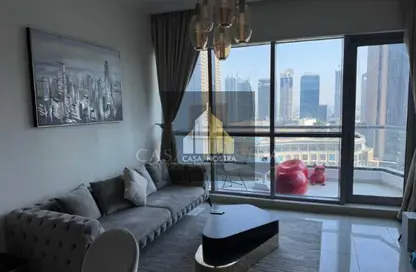 شقة - غرفة نوم - 2 حمامات للايجار في باي سنترال غرب - باي سنترال - دبي مارينا - دبي