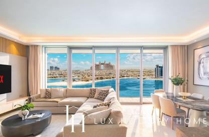 Apartment - 3 Bedrooms - 3 Bathrooms for rent in Beach Isle Tower 1 - Beach Isle - EMAAR Beachfront - Dubai Harbour - Dubai