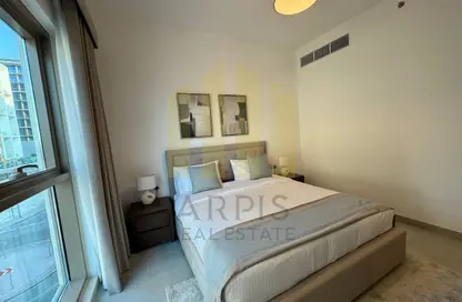 شقة - غرفة نوم - 2 حمامات للايجار في ذا فلاجشيب ثري - السطوة - دبي