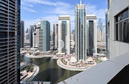 شقة - غرفة نوم - 2 حمامات للايجار في أبراج شاطئ البحيرة - (JLT) مجمع Y - أبراج بحيرات الجميرا - دبي