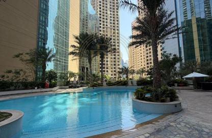 Apartment - 4 Bedrooms - 5 Bathrooms for rent in Al Fattan Marine Tower - Al Fattan Marine Towers - Jumeirah Beach Residence - Dubai