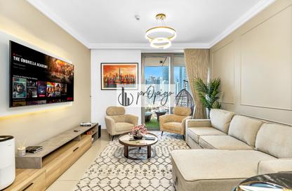 Apartment - 1 Bedroom - 2 Bathrooms for rent in Boulevard Point - Downtown Dubai - Dubai