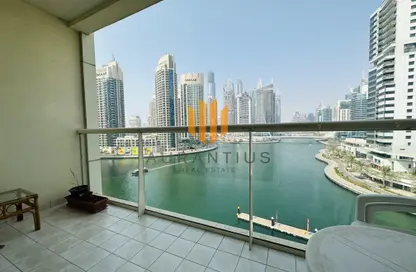 Apartment - 1 Bedroom - 2 Bathrooms for rent in Marina View Tower B - Marina View - Dubai Marina - Dubai