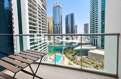 Apartment - 1 - 2 for rent in Indigo Tower - JLT Cluster D - Jumeirah Lake Towers - Dubai