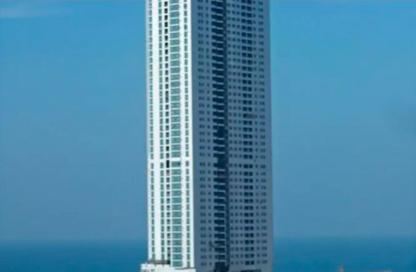 Apartment - 2 Bedrooms - 2 Bathrooms for rent in Corniche Tower - Ajman Corniche Road - Ajman
