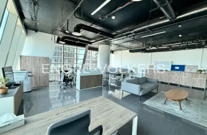 Office Space - Studio - 1 Bathroom for rent in The Prism - Business Bay - Dubai