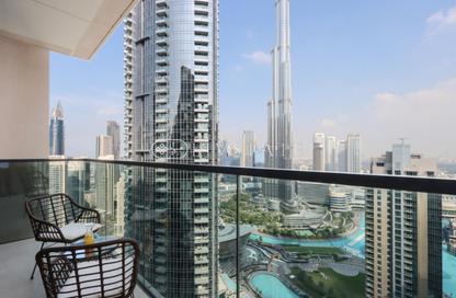 Apartment - 3 Bedrooms - 3 Bathrooms for rent in Act One - Act Towers - Opera District - Downtown Dubai - Dubai