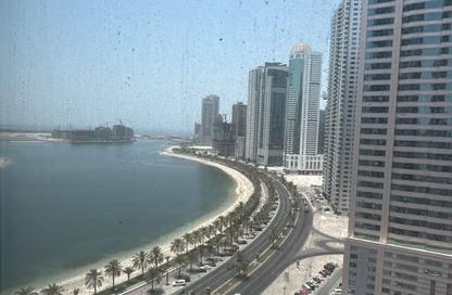 Apartment - 1 Bedroom - 2 Bathrooms for rent in Al Khan 9 building - Al Khan - Sharjah