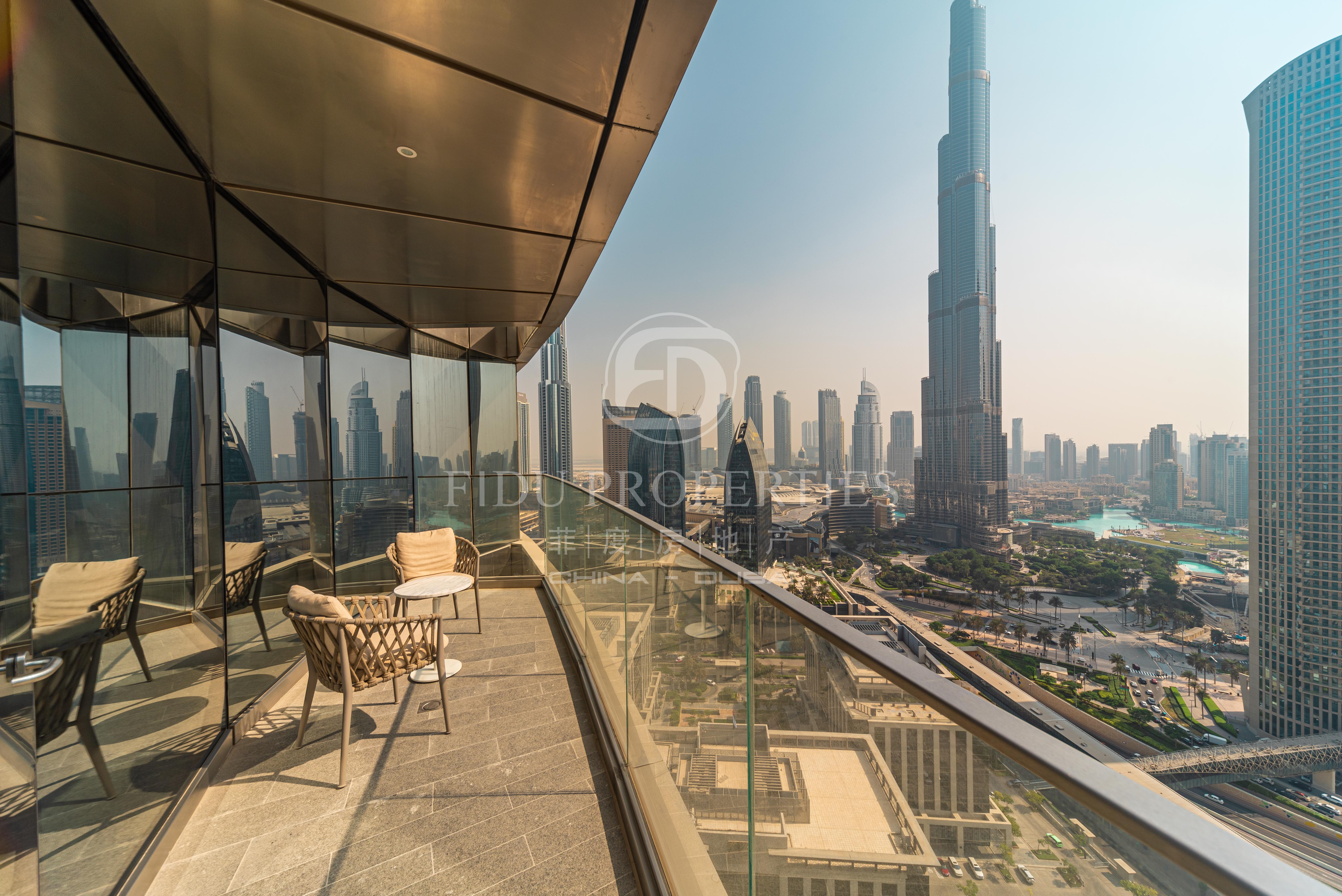 Best Deal | High Floor | 3BR | Burj Khalifa View