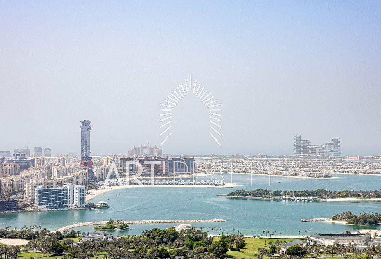 Luxury 4 BR | Palm & Burj Al Arab View |High Floor
