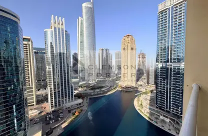 شقة - 1 حمام للايجار في ليك فيو - (JLT) مجمع B - أبراج بحيرات الجميرا - دبي