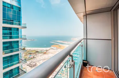 شقة - غرفة نوم - 2 حمامات للايجار في برج الأميرة - دبي مارينا - دبي