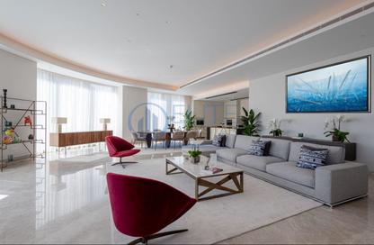 Penthouse - 4 Bedrooms - 6 Bathrooms for rent in IL Primo - Opera District - Downtown Dubai - Dubai