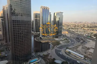 شقة - غرفة نوم - 1 حمام للايجار في بوابة دبي الجديدة 1 - (JLT) مجمع Q - أبراج بحيرات الجميرا - دبي