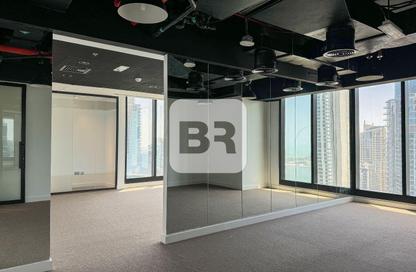 Office Space - Studio - 1 Bathroom for rent in Al Habtoor Business Tower - Dubai Marina - Dubai