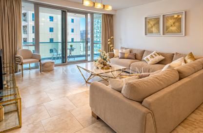 Apartment - 2 - 3 for rent in Al Fattan Marine Tower - Al Fattan Marine Towers - Jumeirah Beach Residence - Dubai