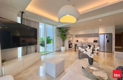 Apartment - 3 Bedrooms - 4 Bathrooms for rent in Palace Beach Residence Tower 2 - Palace Beach Residence - Emaar Beachfront - Dubai Harbour - Dubai