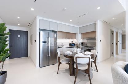 Apartment - 3 - 3 for rent in Marina Vista Tower 2 - Marina Vista - Emaar Beachfront - Dubai Harbour - Dubai