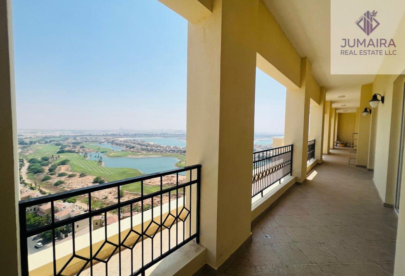 Stunning 3BR | Panoramic Sea, Lagoon & Golf Views