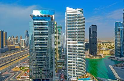 Apartment - Studio - 1 Bathroom for rent in Goldcrest Executive - JLT Cluster C - Jumeirah Lake Towers - Dubai