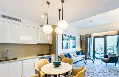 شقة - غرفة نوم - 1 حمام للايجار في أدريس برج هاربور بوينت 2 - أدريس هاربور بوينت - مرسى خور دبي - دبي