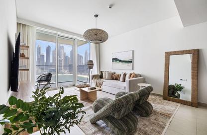 Apartment - 2 Bedrooms - 3 Bathrooms for rent in Beach Mansion Tower 1 - Beach Mansion - Emaar Beachfront - Dubai Harbour - Dubai