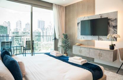 Apartment - Studio - 1 Bathroom for rent in Peninsula Three - Peninsula - Business Bay - Dubai