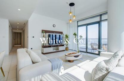 شقة - 3 غرف نوم - 2 حمامات للايجار في برج Marina Vista 2 - مارينا فيستا - إعمار بيتشفرونت - دبي هاربور - دبي