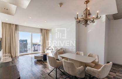 Apartment - 2 Bedrooms - 3 Bathrooms for rent in Damac Heights - Dubai Marina - Dubai
