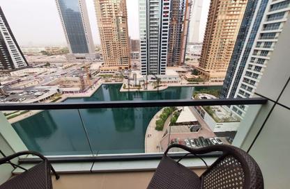 شقة - غرفة نوم - 2 حمامات للايجار في ليك سايد ريزيدنس - (JLT) مجمع A - أبراج بحيرات الجميرا - دبي